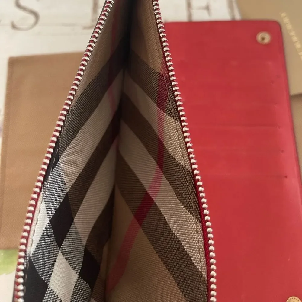 Burberry Leather canvas Wallet